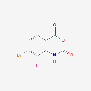 molecular formula C8H3BrFNO3 B2456965 4-Bromo-3-fluoroisatoic anhydride CAS No. 1820618-26-5