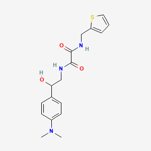 N1-(2-(4-(dimethylamino)phenyl)-2-hydroxyethyl)-N2-(thiophen-2-ylmethyl)oxalamide