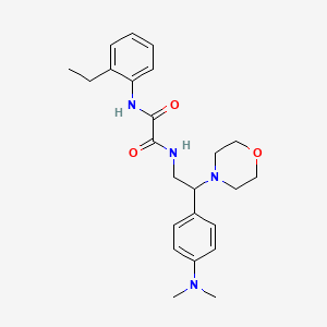N1-(2-(4-(dimethylamino)phenyl)-2-morpholinoethyl)-N2-(2-ethylphenyl)oxalamide