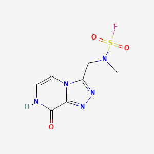 N-Methyl-N-[(8-oxo-7H-[1,2,4]triazolo[4,3-a]pyrazin-3-yl)methyl]sulfamoyl fluoride