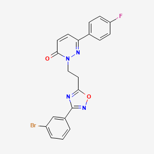 ethyl 4-({[1-(4-methylbenzyl)-1H-1,2,3-benzotriazol-5-yl]carbonyl}amino)benzoate