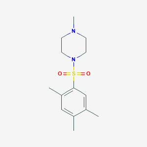 molecular formula C14H22N2O2S B245718 1-Methyl-4-[(2,4,5-trimethylphenyl)sulfonyl]piperazine 