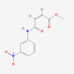 molecular formula C11H10N2O5 B2457185 methyl (Z)-4-(3-nitroanilino)-4-oxobut-2-enoate CAS No. 72889-91-9