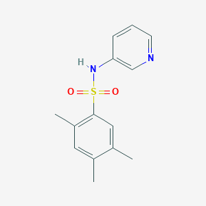 molecular formula C14H16N2O2S B245720 2,4,5-trimethyl-N-(3-pyridinyl)benzenesulfonamide 