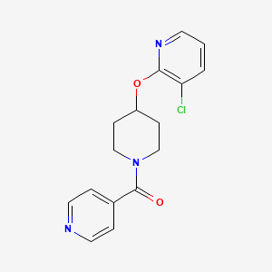 (4-((3-Chloropyridin-2-yl)oxy)piperidin-1-yl)(pyridin-4-yl)methanone