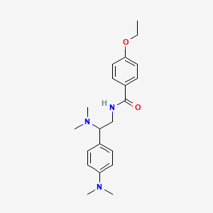 molecular formula C21H29N3O2 B2457208 N-[2-(二甲氨基)-2-[4-(二甲氨基)苯基]乙基]-4-乙氧基苯甲酰胺 CAS No. 946340-20-1