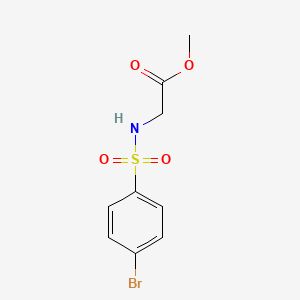Methyl 2-[(4-bromobenzene)sulfonamido]acetate