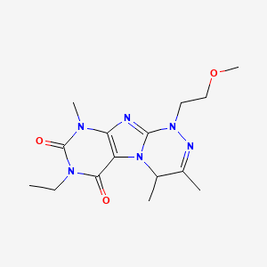 7-Ethyl-1-(2-methoxyethyl)-3,4,9-trimethyl-4H-purino[8,7-c][1,2,4]triazine-6,8-dione