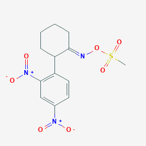 ({[2-(2,4-Dinitrophenyl)cyclohexyliden]amino}oxy)(methyl)dioxo-lambda~6~-sulfane