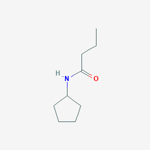 molecular formula C9H17NO B2457286 N-cyclopentylbutanamide CAS No. 544427-22-7