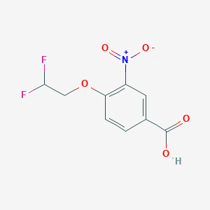 4-(2,2-Difluoroethoxy)-3-nitrobenzoic acid