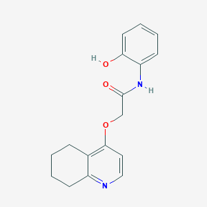 N-(2-hydroxyphenyl)-2-((5,6,7,8-tetrahydroquinolin-4-yl)oxy)acetamide