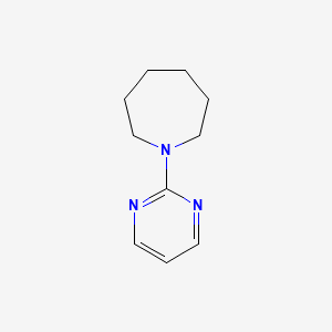 molecular formula C10H15N3 B2457328 1-(Pyrimidin-2-yl)azepane CAS No. 1504558-39-7