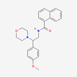 N-(2-(4-methoxyphenyl)-2-morpholinoethyl)-1-naphthamide