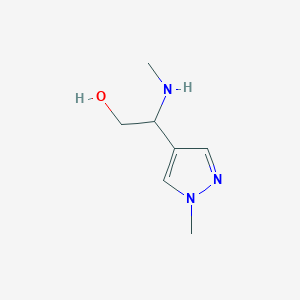 2-(methylamino)-2-(1-methyl-1H-pyrazol-4-yl)ethanol