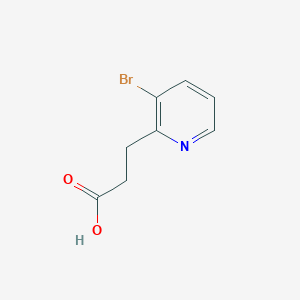 molecular formula C8H8BrNO2 B2457430 3-(3-Bromopyridin-2-yl)propanoic acid CAS No. 1514782-62-7