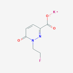 Potassium 1-(2-fluoroethyl)-6-oxo-1,6-dihydropyridazine-3-carboxylate