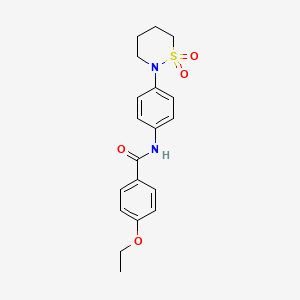 N-[4-(1,1-dioxothiazinan-2-yl)phenyl]-4-ethoxybenzamide