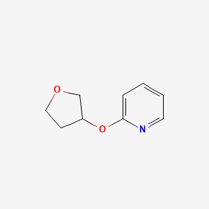 molecular formula C9H11NO2 B2457489 2-(Oxolan-3-yloxy)pyridine CAS No. 2176126-01-3