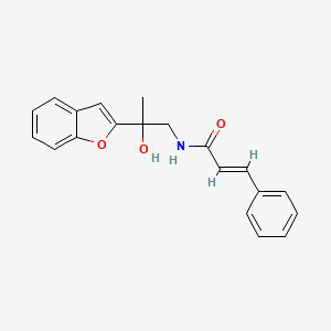 N-(2-(benzofuran-2-yl)-2-hydroxypropyl)cinnamamide
