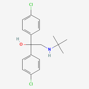 2-(Tert-butylamino)-1,1-bis(4-chlorophenyl)-1-ethanol
