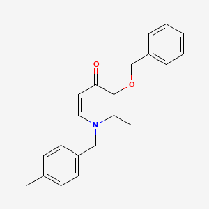3-(benzyloxy)-2-methyl-1-(4-methylbenzyl)-4(1H)-pyridinone