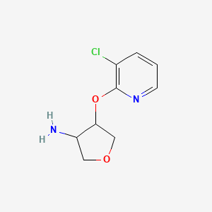 4-[(3-Chloropyridin-2-yl)oxy]oxolan-3-amine