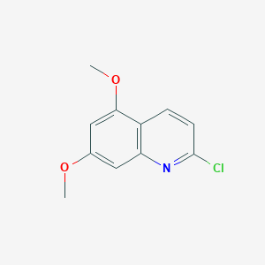 molecular formula C11H10ClNO2 B2457571 2-Chloro-5,7-dimethoxyquinoline CAS No. 79249-32-4