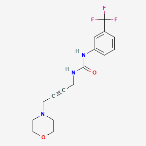 1-(4-Morpholinobut-2-yn-1-yl)-3-(3-(trifluoromethyl)phenyl)urea