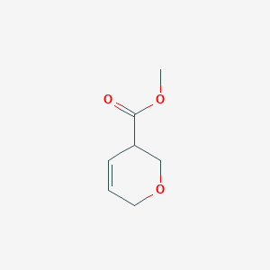 molecular formula C7H10O3 B2457679 Methyl 3,6-dihydro-2H-pyran-3-carboxylate CAS No. 2387028-31-9