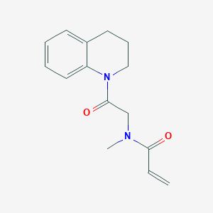N-[2-(3,4-Dihydro-2H-quinolin-1-yl)-2-oxoethyl]-N-methylprop-2-enamide
