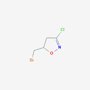 5-(Bromomethyl)-3-chloro-4,5-dihydro-1,2-oxazole