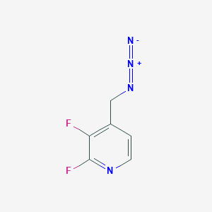molecular formula C6H4F2N4 B2457792 4-(Azidomethyl)-2,3-difluoropyridine CAS No. 2352852-05-0