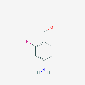 molecular formula C8H10FNO B2457798 3-Fluoro-4-(methoxymethyl)aniline CAS No. 1341785-86-1