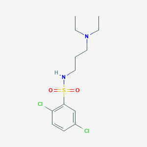 molecular formula C13H20Cl2N2O2S B245781 2,5-dichloro-N-[3-(diethylamino)propyl]benzenesulfonamide 