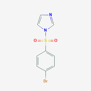 molecular formula C9H7BrN2O2S B245783 1-[(4-bromophenyl)sulfonyl]-1H-imidazole 