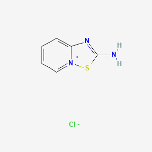 molecular formula C6H6ClN3S B2457855 2-Amino-4lambda5-[1,2,4]thiadiazolo[2,3-a]pyridin-4-ylium chloride CAS No. 36273-97-9