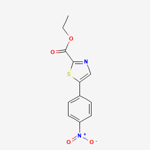 Ethyl 5-(4-nitrophenyl)thiazole-2-carboxylate
