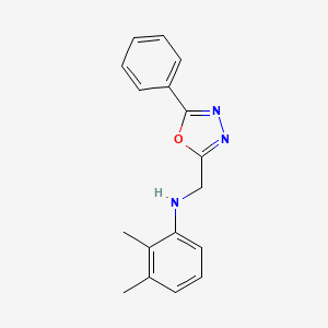 2,3-dimethyl-N-[(5-phenyl-1,3,4-oxadiazol-2-yl)methyl]aniline