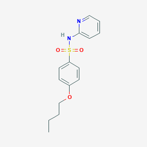 molecular formula C15H18N2O3S B245786 4-butoxy-N-(2-pyridinyl)benzenesulfonamide 