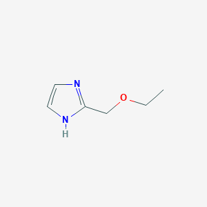 molecular formula C6H10N2O B2457866 1H-Imidazole, 2-(ethoxymethyl)- CAS No. 111131-55-6; 67319-04-4