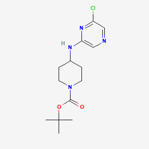 B2457887 Tert-butyl 4-(6-chloropyrazin-2-ylamino)piperidine-1-carboxylate CAS No. 1147998-25-1