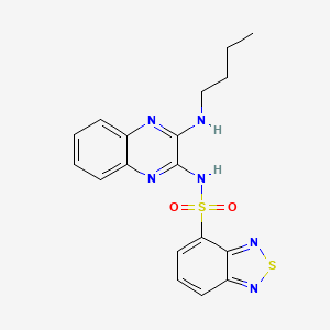 N-(3-(butylamino)quinoxalin-2-yl)benzo[c][1,2,5]thiadiazole-4-sulfonamide