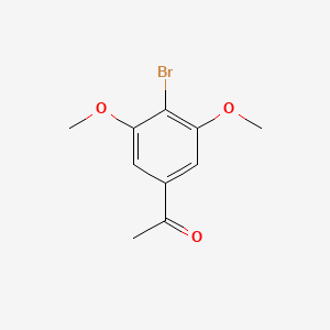 molecular formula C10H11BrO3 B2457932 1-(4-Bromo-3,5-dimethoxyphenyl)ethan-1-one CAS No. 1333472-28-8