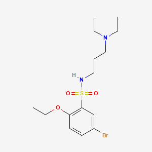 5-bromo-N-[3-(diethylamino)propyl]-2-ethoxybenzenesulfonamide