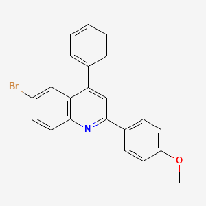 6-Bromo-2-(4-methoxyphenyl)-4-phenylquinoline