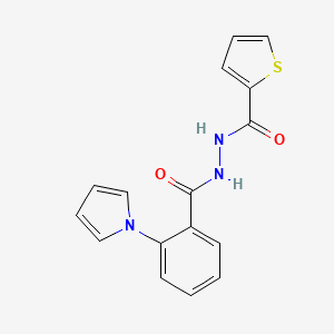 N'-[2-(1H-pyrrol-1-yl)benzoyl]-2-thiophenecarbohydrazide