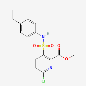 Methyl 6-chloro-3-[(4-ethylphenyl)sulfamoyl]pyridine-2-carboxylate