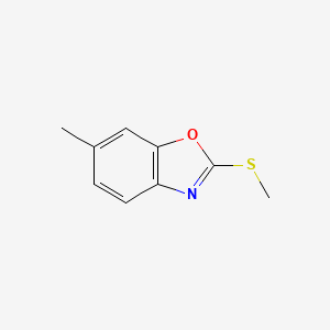 molecular formula C9H9NOS B2458028 6-Methyl-2-(methylsulfanyl)-1,3-benzoxazole CAS No. 439608-31-8