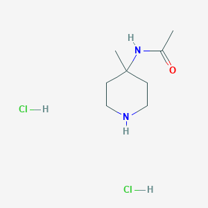 N-(4-Methylpiperidin-4-yl)acetamide;dihydrochloride